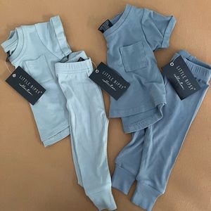 NWT Little Bipsy ribbed leggings & pocket t-shirts